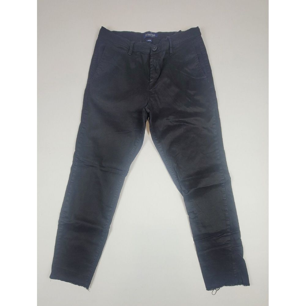 Nautica‎ Pants Womens 6/28 (28×28). Black Tencel Ankle Trousers.